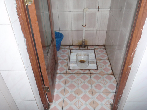 typical looking Squat Toilet.